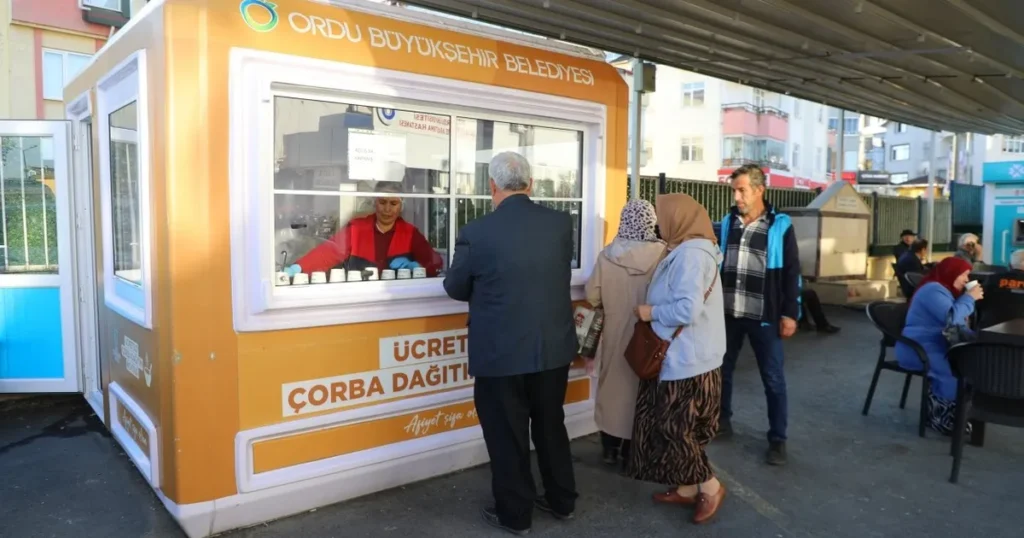 Ordu’da hastanelerde her sabah ücretsiz çorba ikramı